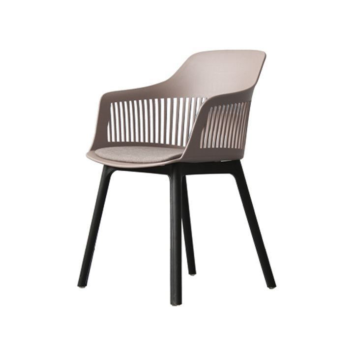 Chaise de salle à manger en plastique de Style nordique, chaise latérale à dossier Windsor pour usage domestique