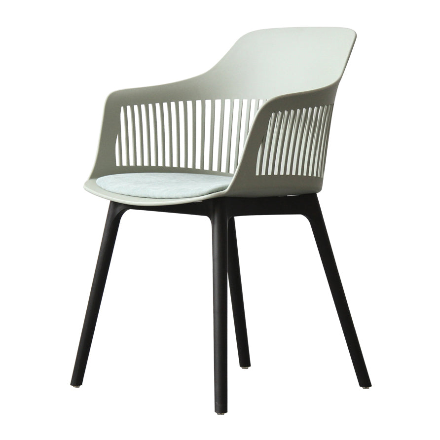 Chaise de salle à manger en plastique de Style nordique, chaise latérale à dossier Windsor pour usage domestique
