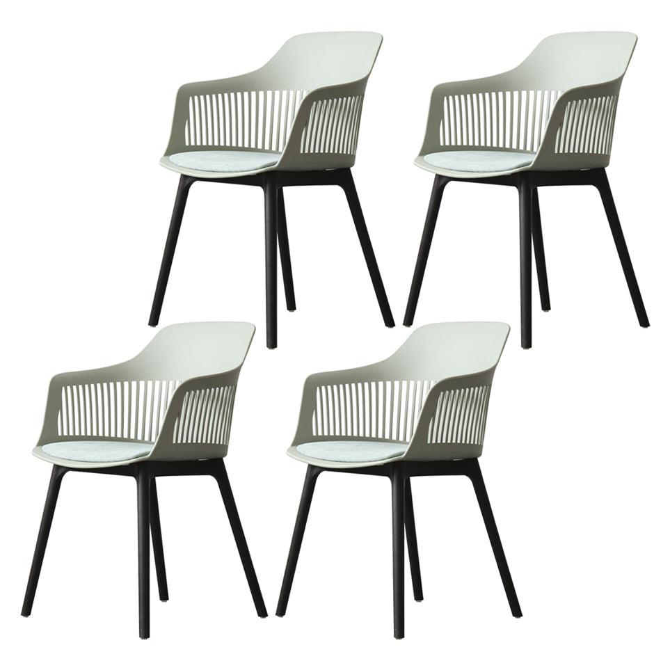 Chaise de salle à manger en plastique de Style nordique, chaise latérale à dossier Windsor pour usage domestique