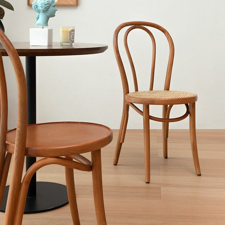 Country Style Solid Wood Chair Windsor Back Side Kitchen Dining Room Chairs