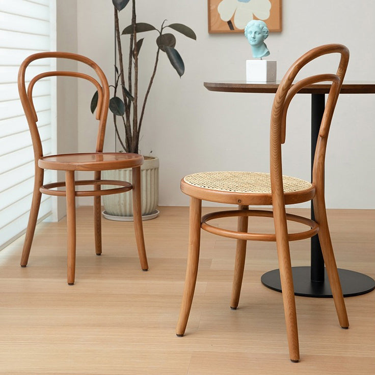Country Style Solid Wood Chair Windsor Back Side Kitchen Dining Room Chairs