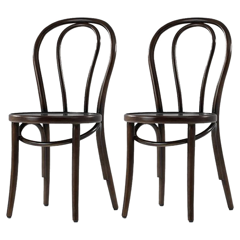 Country Style Solid Wood Chair Windsor Back Side Kitchen Dining Room Chairs