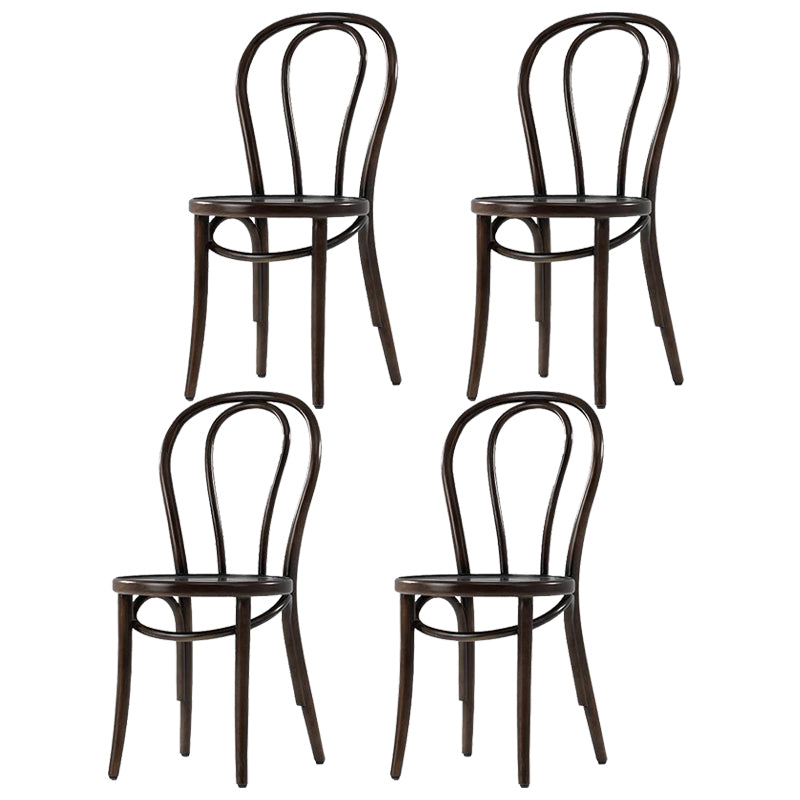 Country Style Solid Wood Chair Windsor Back Side Kitchen Dining Room Chairs