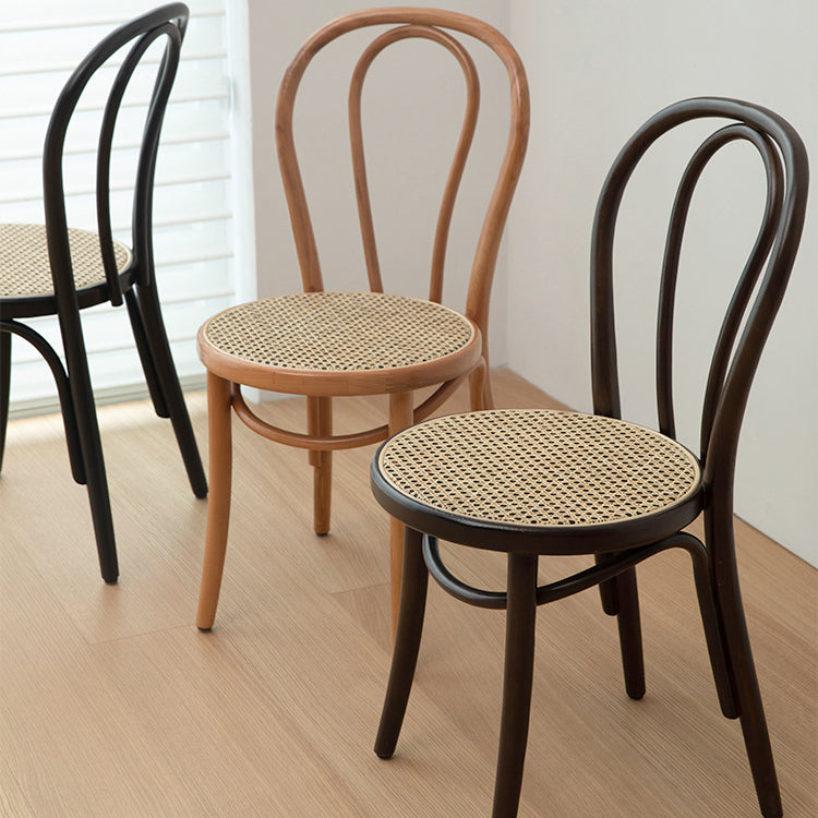Country Style Solid Wood Chair Windsor Back Side Kitchen Dining Room Chairs
