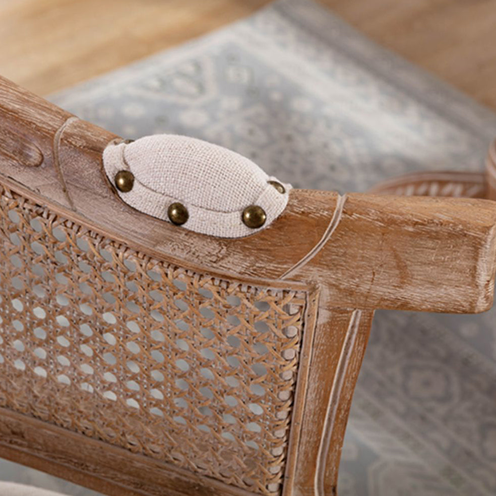Chaise de bras de salle à manger de style country