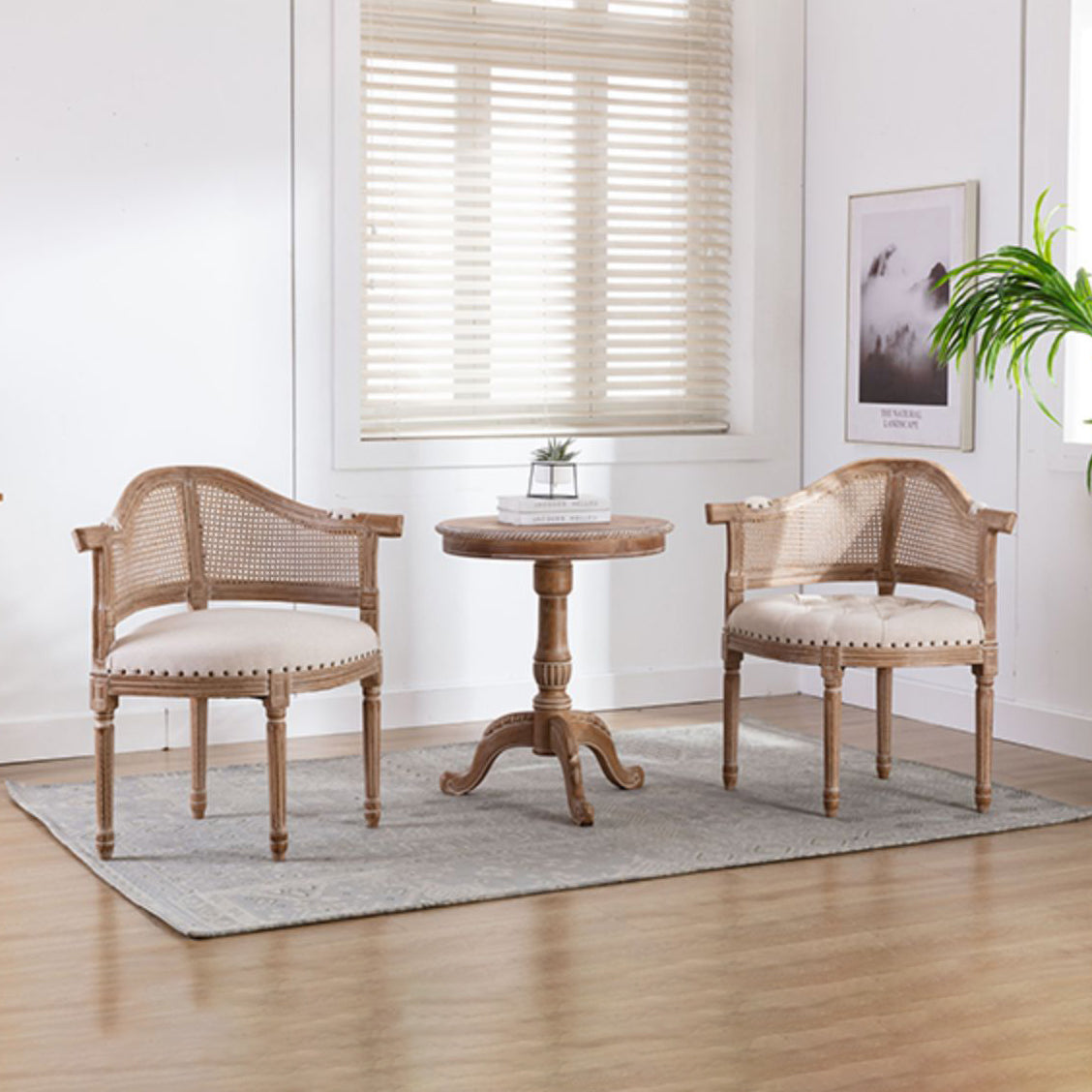Chaise de bras de salle à manger de style country