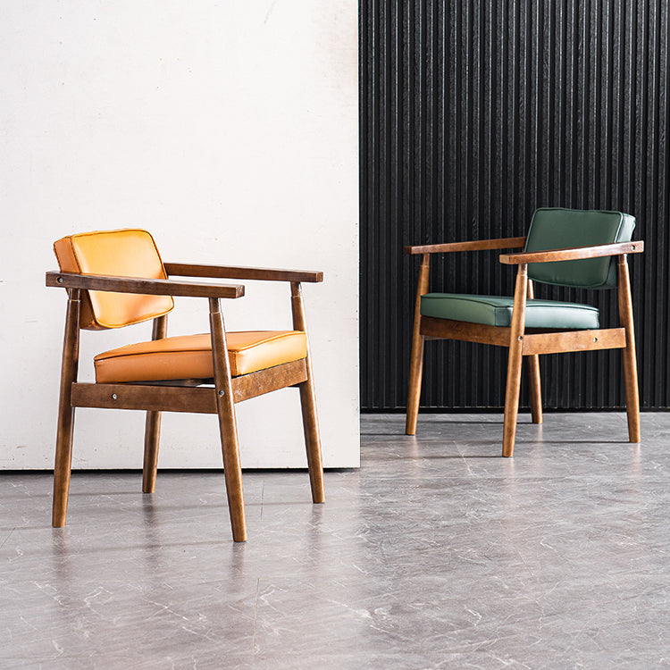 Chaise de salle à manger carrée en cuir contemporaine Open Danding Dining Sicater