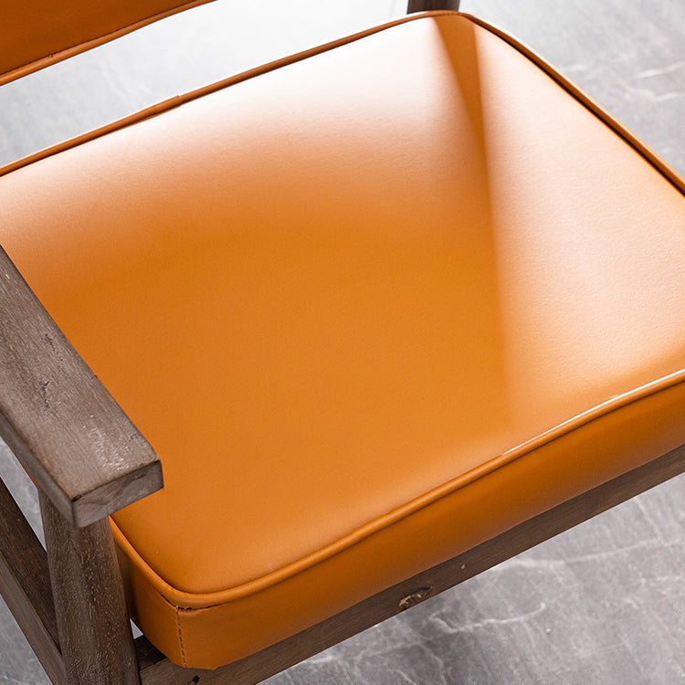 Chaise de salle à manger carrée en cuir contemporaine Open Danding Dining Sicater