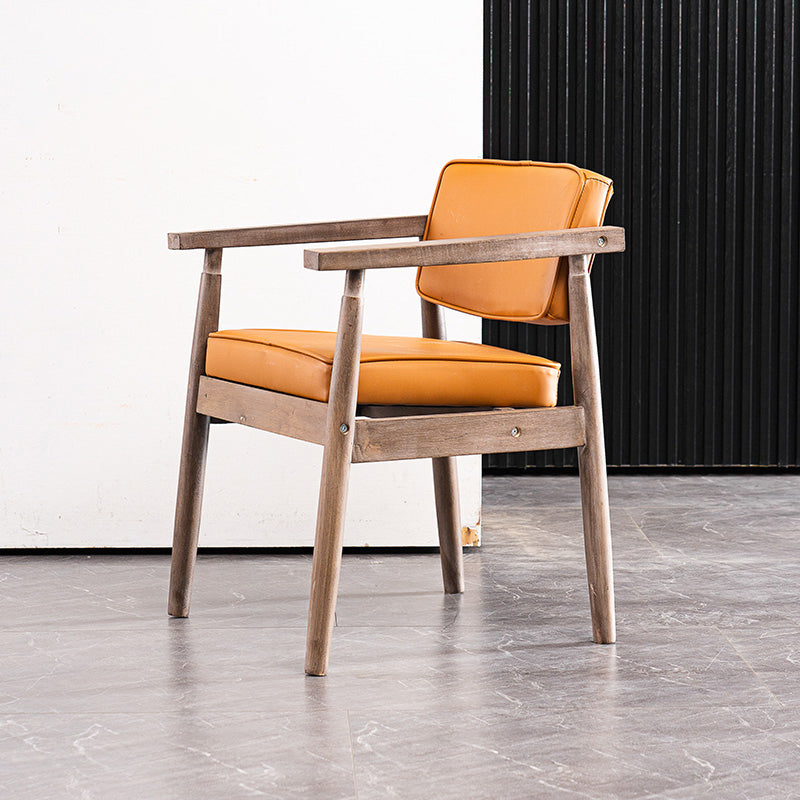 Chaise de salle à manger carrée en cuir contemporaine Open Danding Dining Sicater