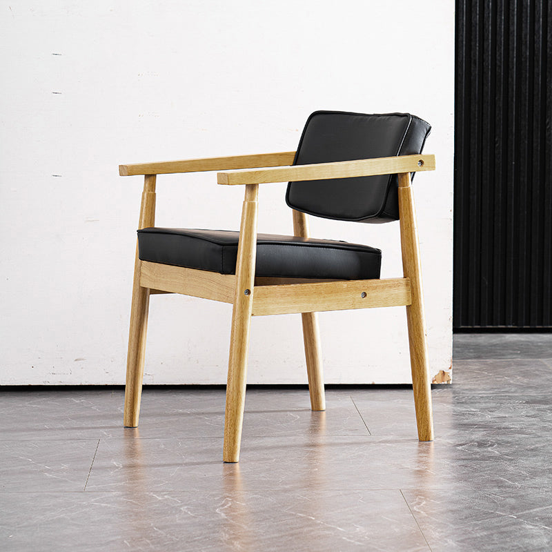 Chaise de salle à manger carrée en cuir contemporaine Open Danding Dining Sicater