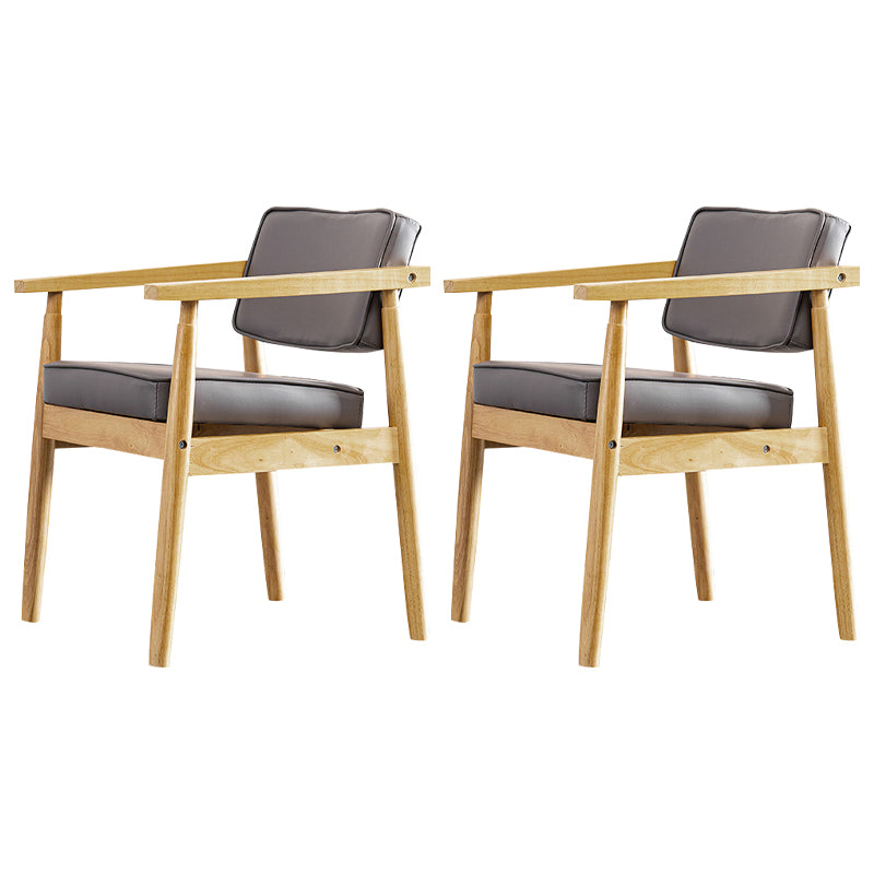 Chaise de salle à manger carrée en cuir contemporaine Open Danding Dining Sicater