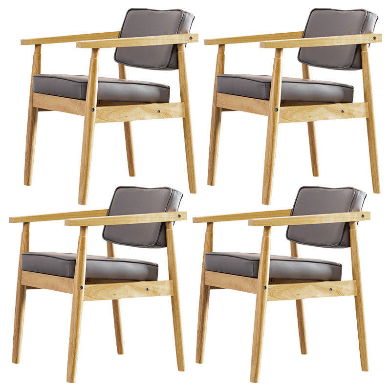 Chaise de salle à manger carrée en cuir contemporaine Open Danding Dining Sicater