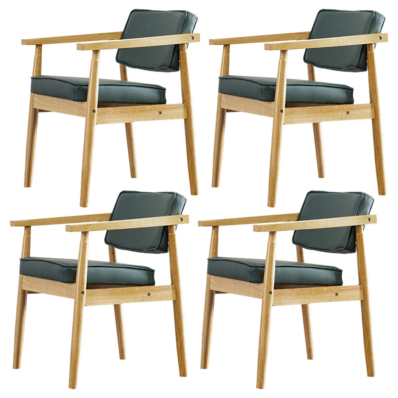 Chaise de salle à manger carrée en cuir contemporaine Open Danding Dining Sicater