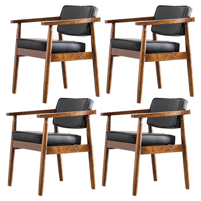 Chaise de salle à manger carrée en cuir contemporaine Open Danding Dining Sicater