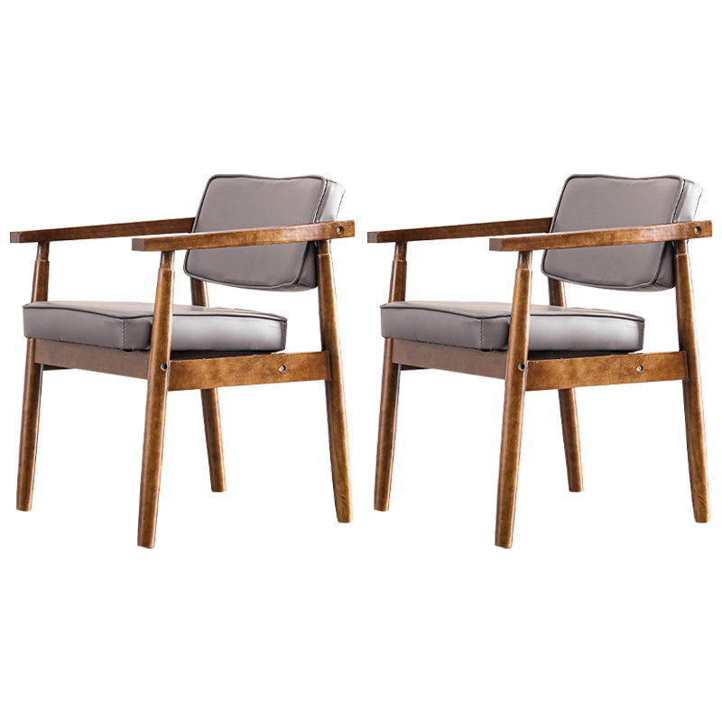 Chaise de salle à manger carrée en cuir contemporaine Open Danding Dining Sicater
