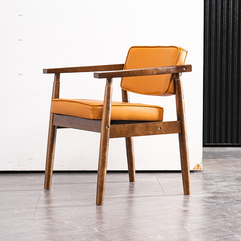Chaise de salle à manger carrée en cuir contemporaine Open Danding Dining Sicater