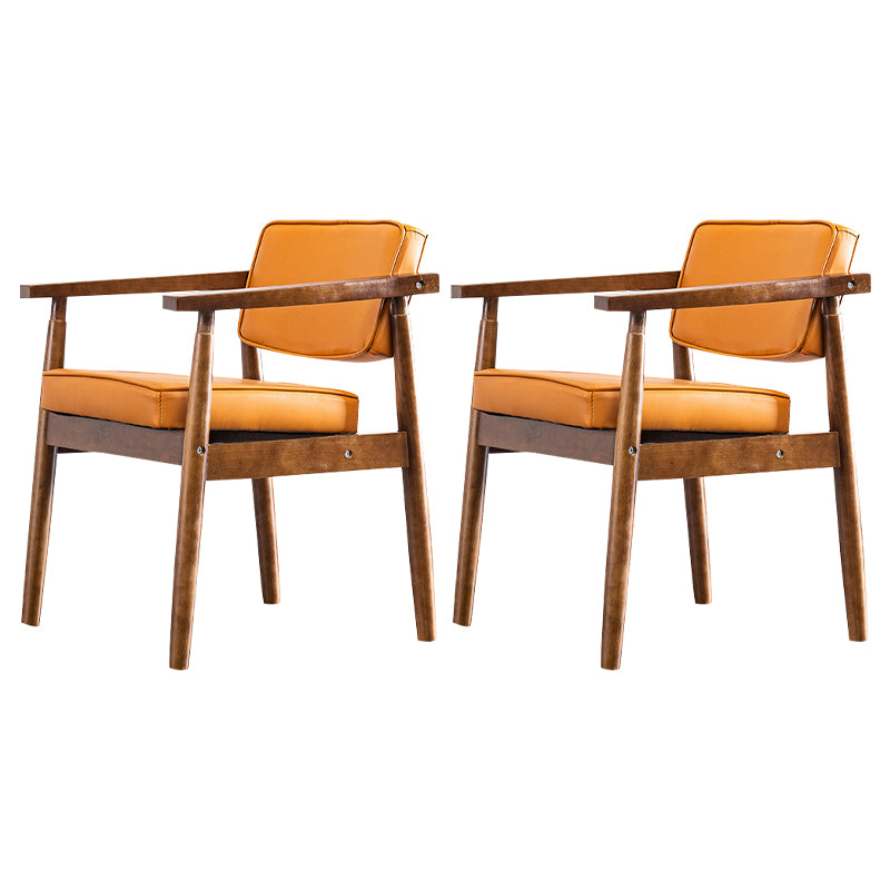 Chaise de salle à manger carrée en cuir contemporaine Open Danding Dining Sicater