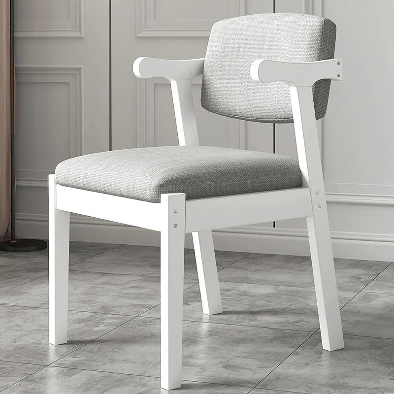 Chaise de salle à manger contemporaine, chaise à dossier ouvert avec 4 pieds pour un usage domestique