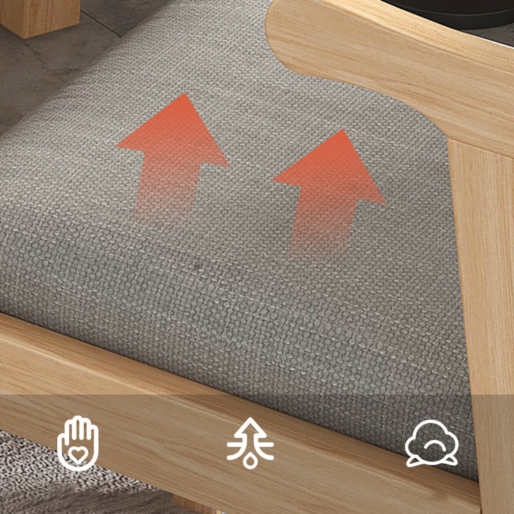 Chaise de salle à manger contemporaine, chaise à dossier ouvert avec 4 pieds pour un usage domestique