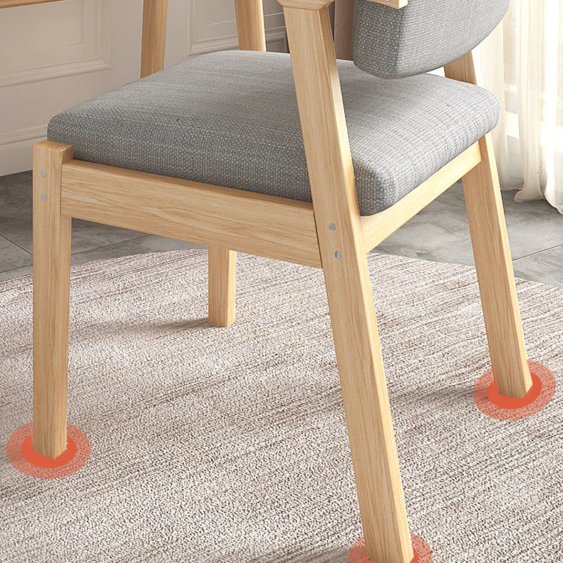 Chaise de salle à manger contemporaine, chaise à dossier ouvert avec 4 pieds pour un usage domestique