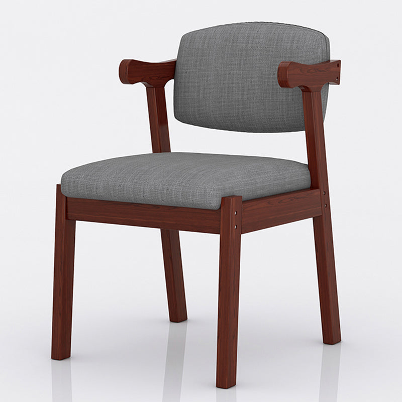 Chaise de salle à manger contemporaine, chaise à dossier ouvert avec 4 pieds pour un usage domestique