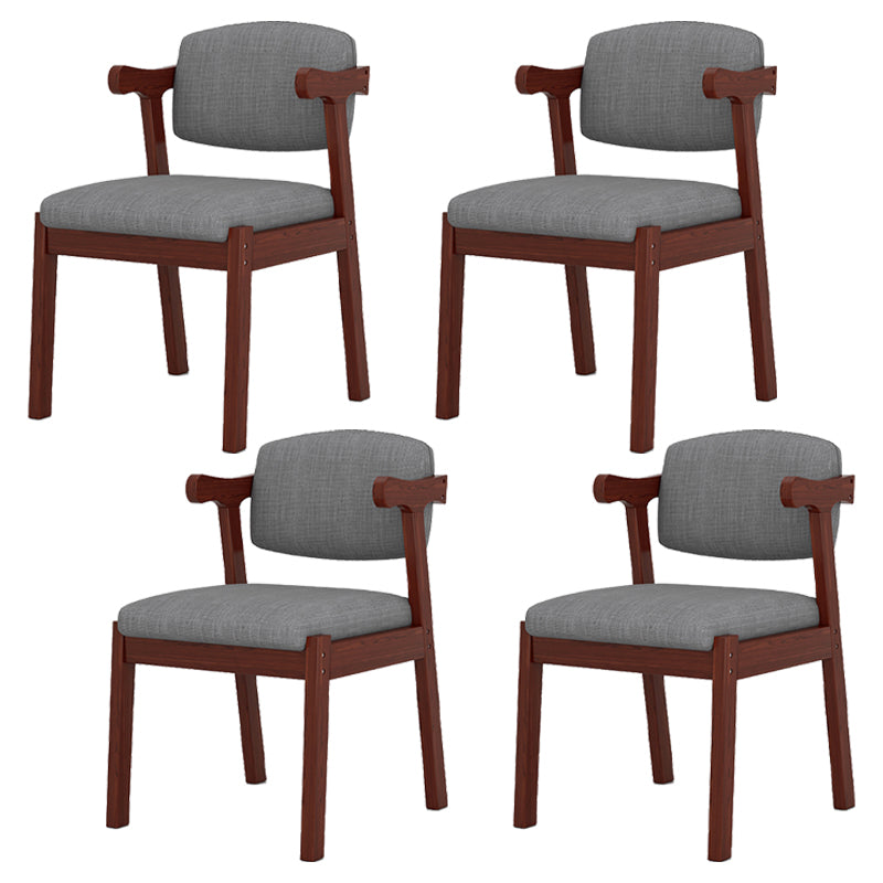 Chaise de salle à manger contemporaine, chaise à dossier ouvert avec 4 pieds pour un usage domestique