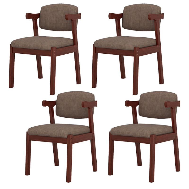 Chaise de salle à manger contemporaine, chaise à dossier ouvert avec 4 pieds pour un usage domestique