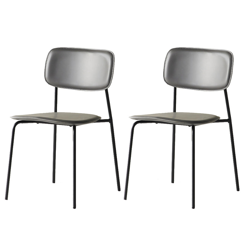 Chaise d'appoint empilable, chaise industrielle à dossier ouvert, sans accoudoirs, pour salle à manger
