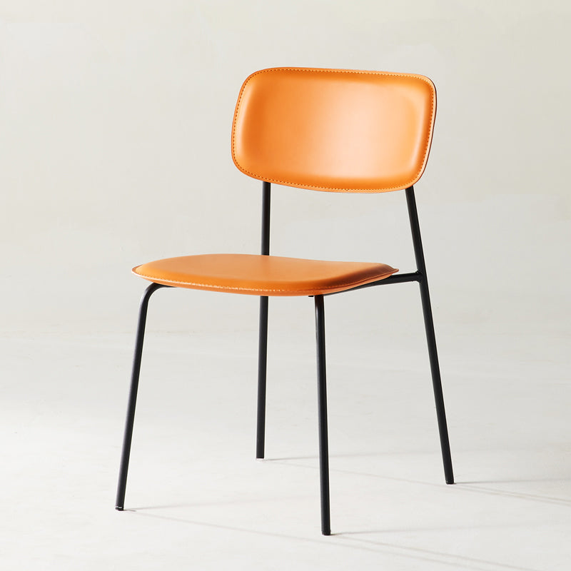 Chaise d'appoint empilable, chaise industrielle à dossier ouvert, sans accoudoirs, pour salle à manger