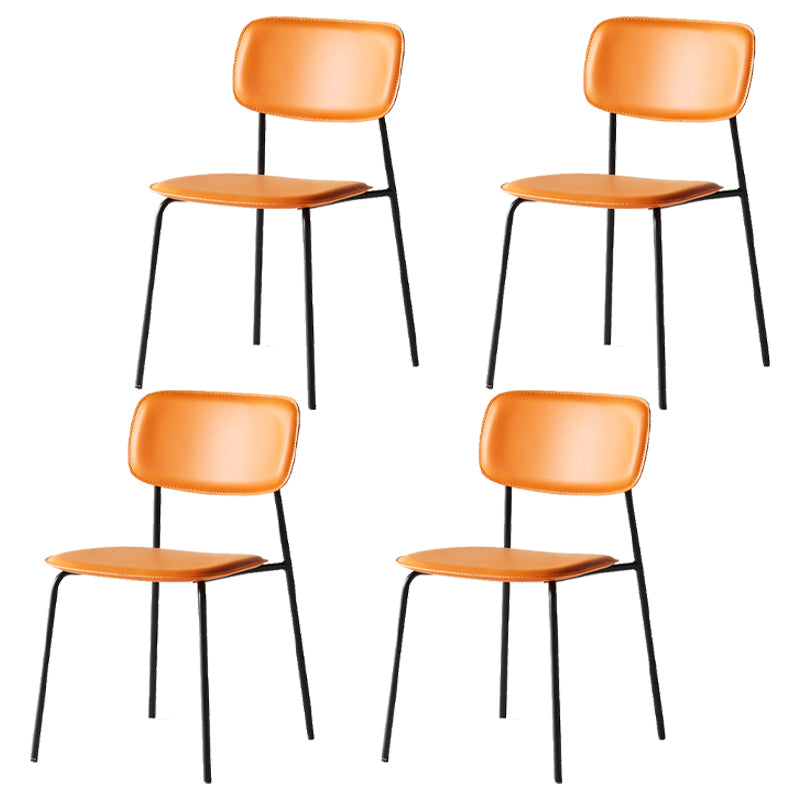 Chaise d'appoint empilable, chaise industrielle à dossier ouvert, sans accoudoirs, pour salle à manger
