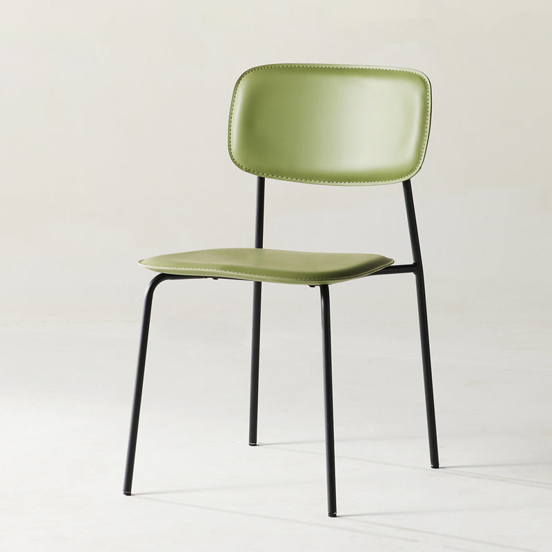 Chaise d'appoint empilable, chaise industrielle à dossier ouvert, sans accoudoirs, pour salle à manger