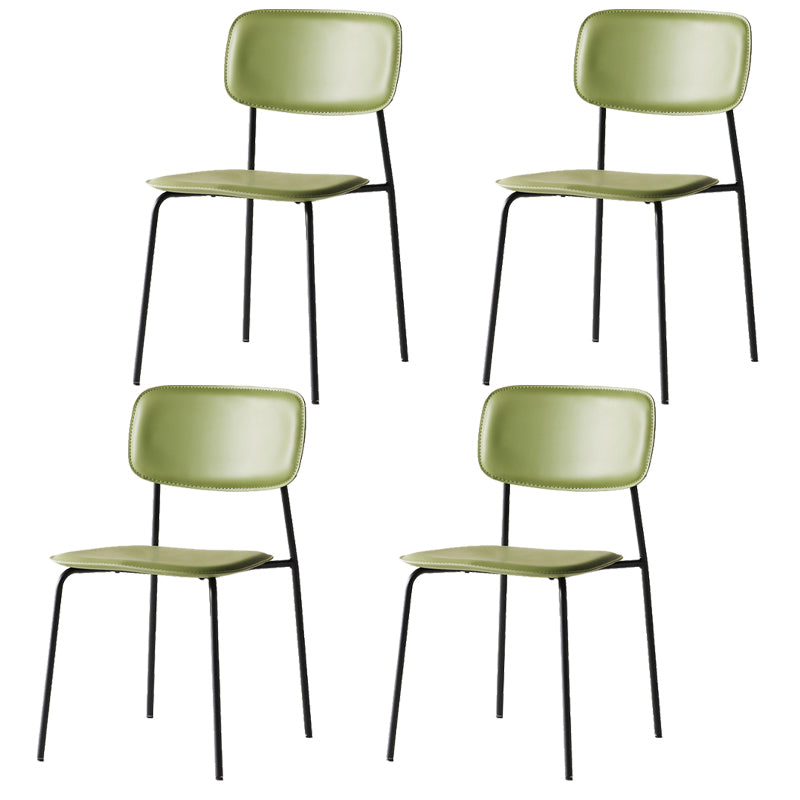 Chaise d'appoint empilable, chaise industrielle à dossier ouvert, sans accoudoirs, pour salle à manger
