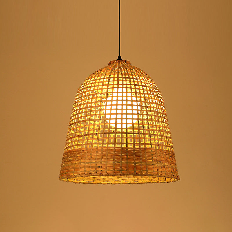 Chinesische Anhänger Beleuchtungskörper Rattan Hanges Licht mit hängenden Kabel für das Restaurant