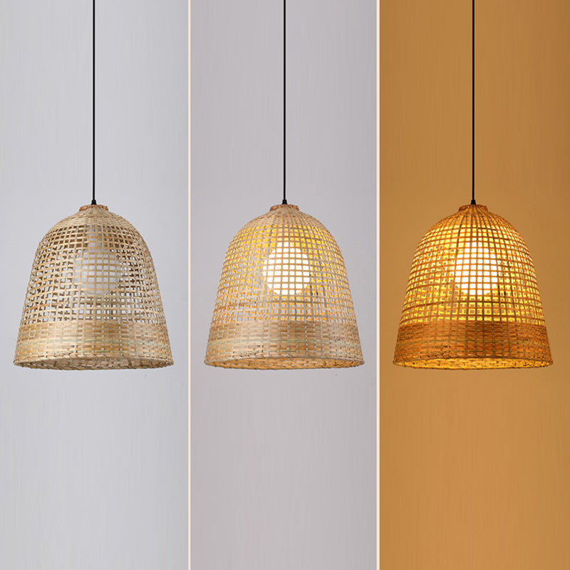 Chinesische Anhänger Beleuchtungskörper Rattan Hanges Licht mit hängenden Kabel für das Restaurant
