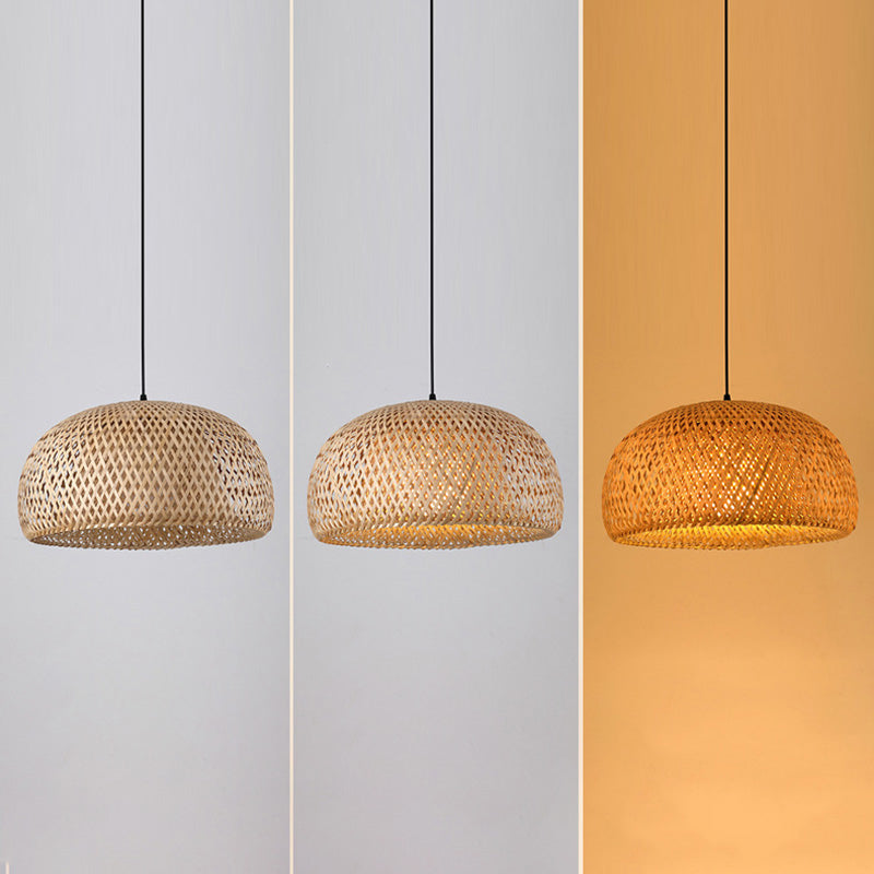 Chinesische Anhänger Beleuchtungskörper Rattan Hanges Licht mit hängenden Kabel für das Restaurant