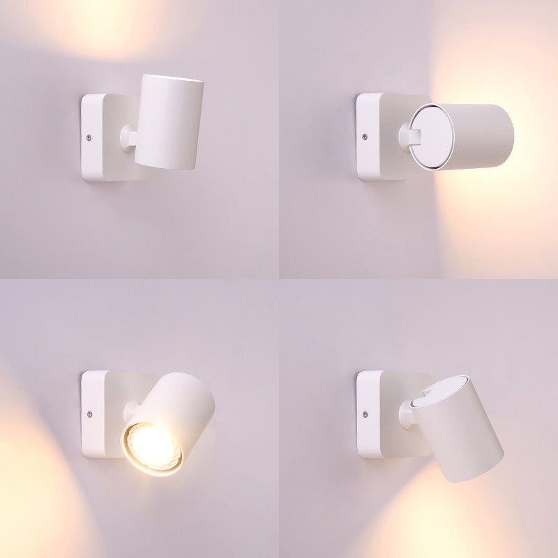 Luce contemporanea a parete regolabile luce con ombra acrilica per camera da letto