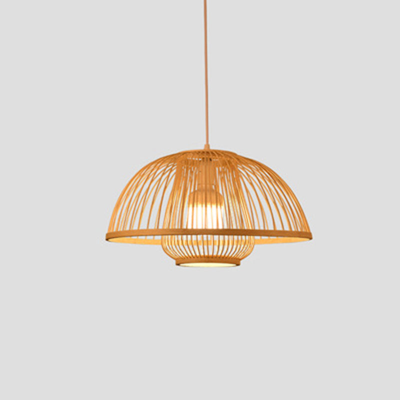 Chinesische Anhänger Beleuchtungskörper Rattan Hanges Licht mit hängenden Kabel für das Restaurant