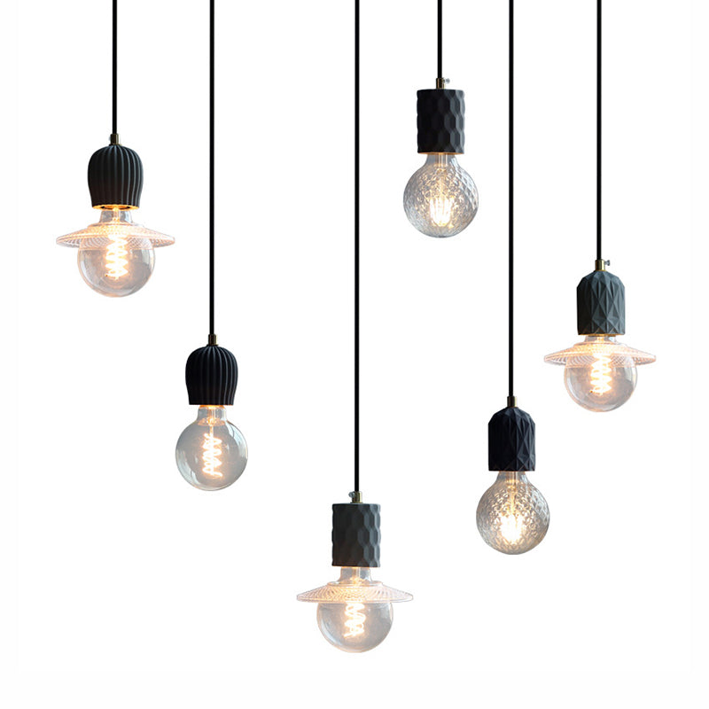 Indoor Bar Pendant Light Nordic Simple Style Cement Simple Light Hanging Light Fixture