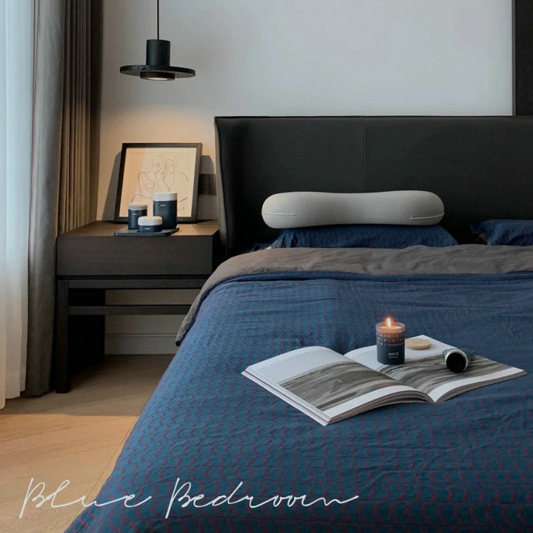 Black Hole Stone Chandelier Light Nordic Modern Style 1 Light Living Room Hanging Light Fixture