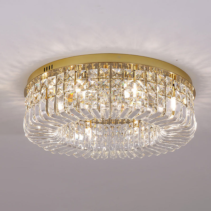 Zeitgenössische Deckenleuchte aus Kristallglas für Esszimmer und Wohnzimmer