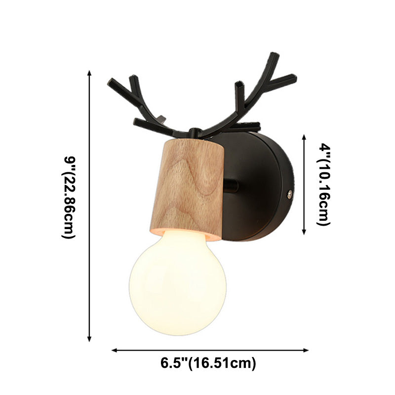 Atletas de hierro Luz de la pared Simple Modern Style 1 Luz de montaje en la pared interior de luz.