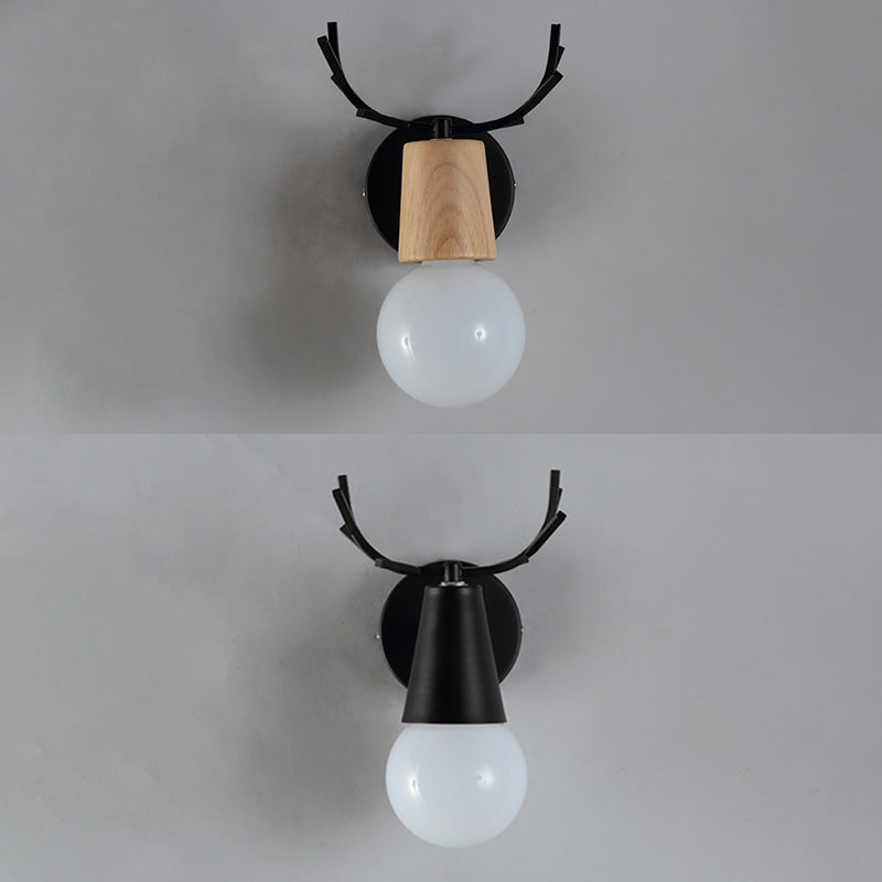 Atletas de hierro Luz de la pared Simple Modern Style 1 Luz de montaje en la pared interior de luz.