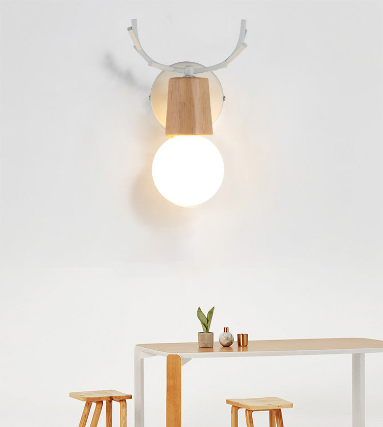 Atletas de hierro Luz de la pared Simple Modern Style 1 Luz de montaje en la pared interior de luz.