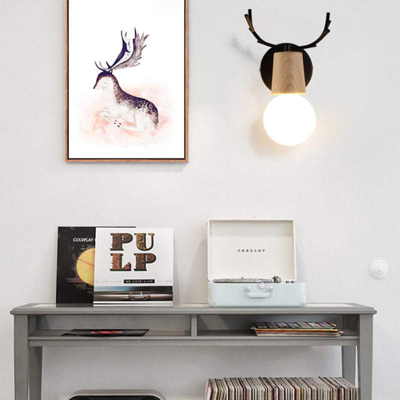 Atletas de hierro Luz de la pared Simple Modern Style 1 Luz de montaje en la pared interior de luz.