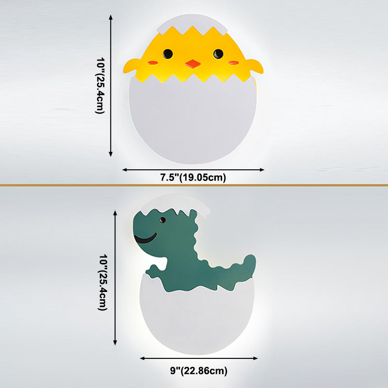 Speciale a parete a LED semplice macaron forma nuvola di supporto a parete in metallo lampada
