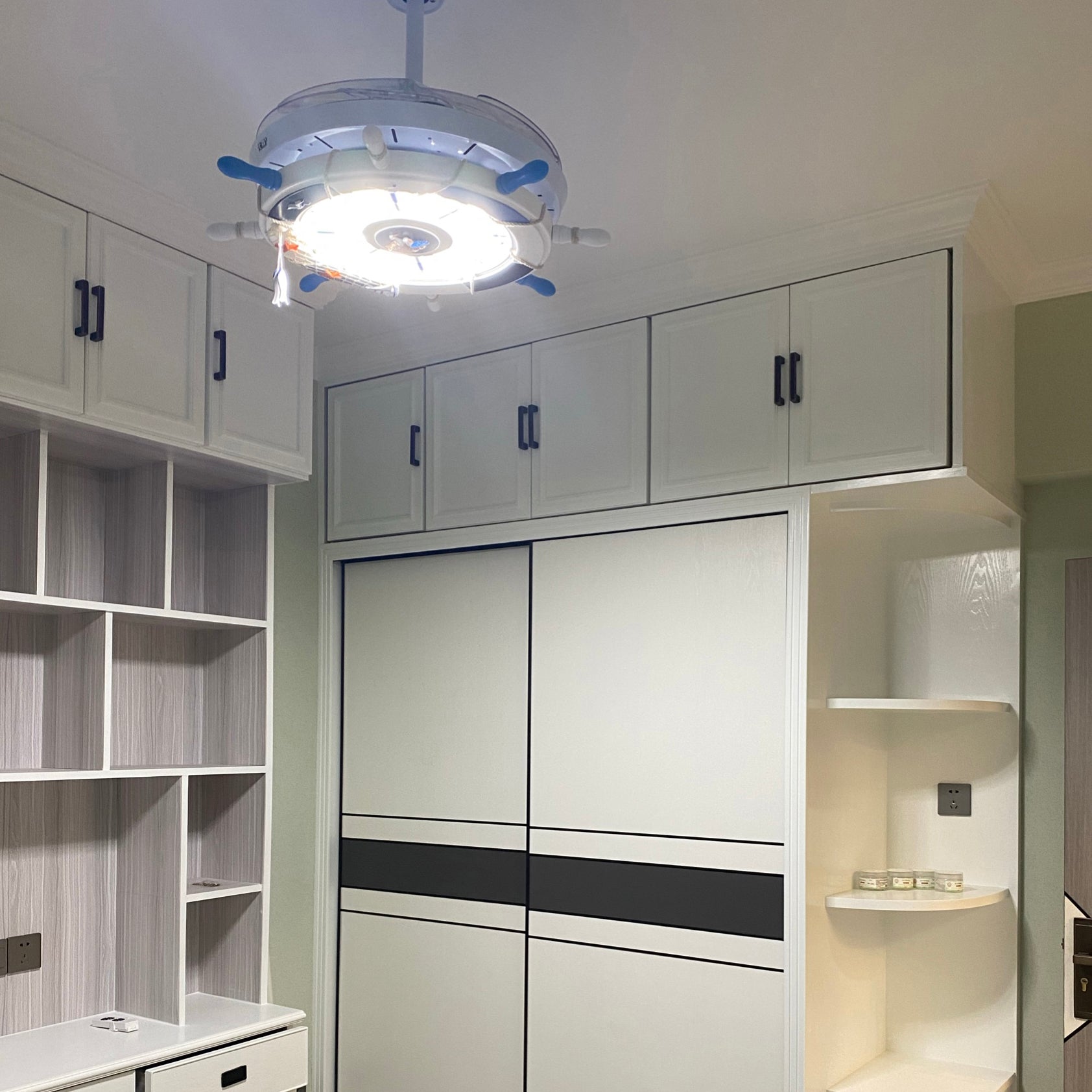 Roer LED Hangende ventilatorverlichting