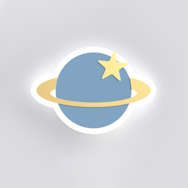 Metal Macaron Color Spliques Splone Cloud Forma LED de estilo de montaje de pared de estilo simple