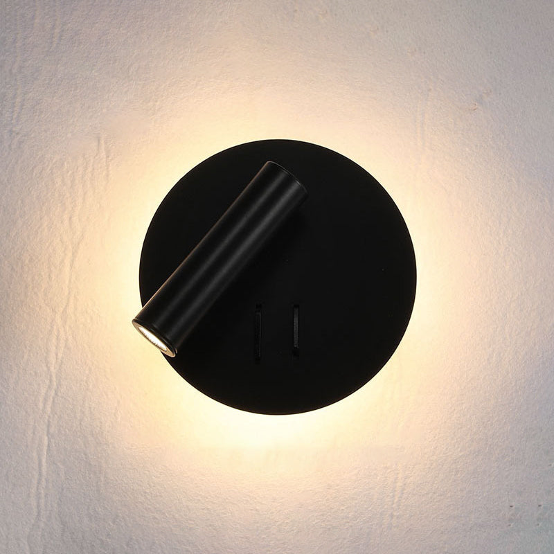 Minimalismo moderno Pronzo della parete domestica con ombra acrilica per camera da letto