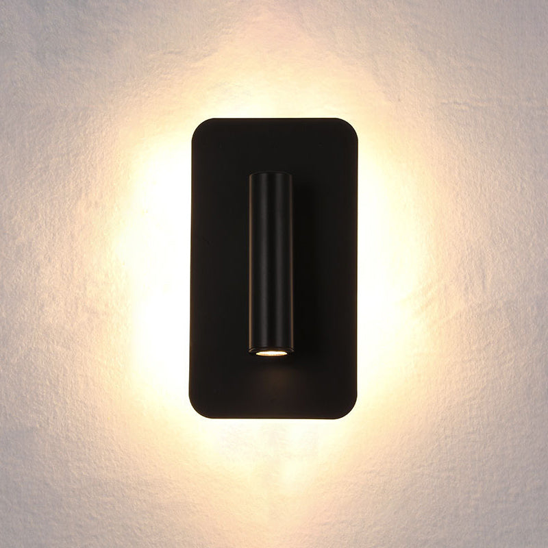 Minimalismo moderno Pronzo della parete domestica con ombra acrilica per camera da letto