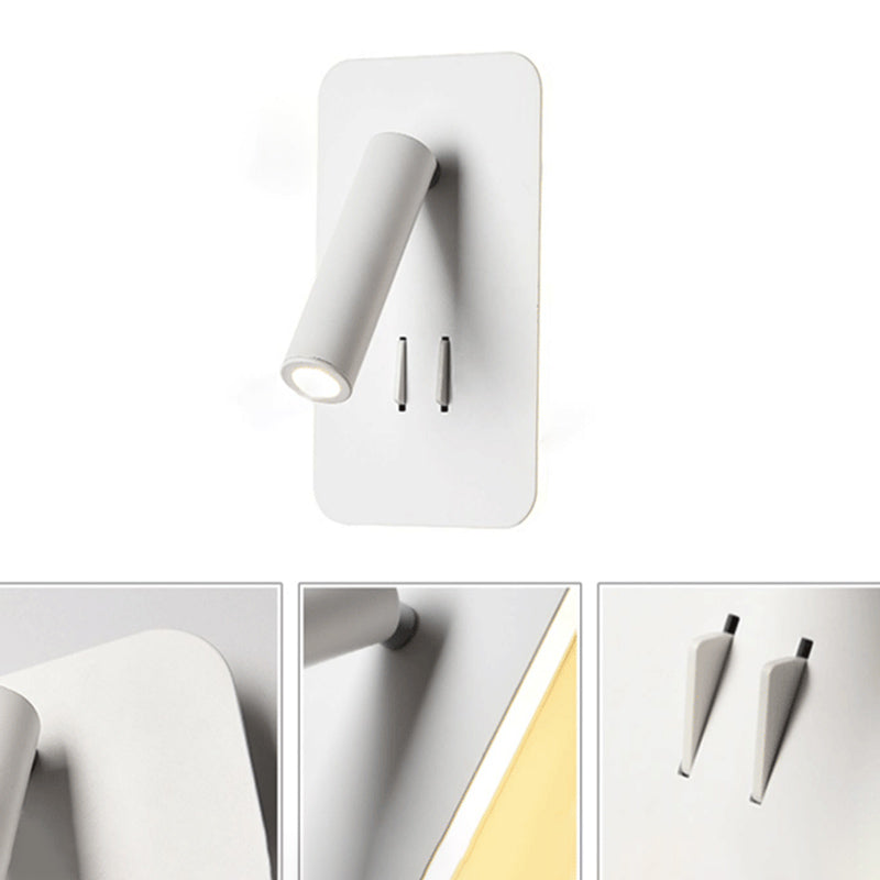 Minimalismo moderno Pronzo della parete domestica con ombra acrilica per camera da letto